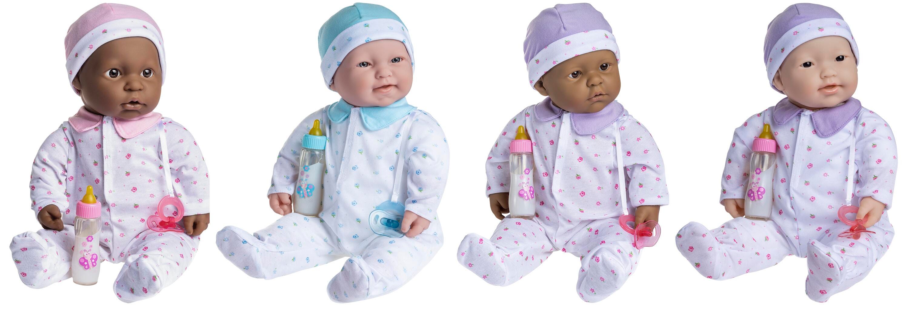 La Baby Soft Body Baby Dolls, 20 Inches, Set of 4 | School Specialty